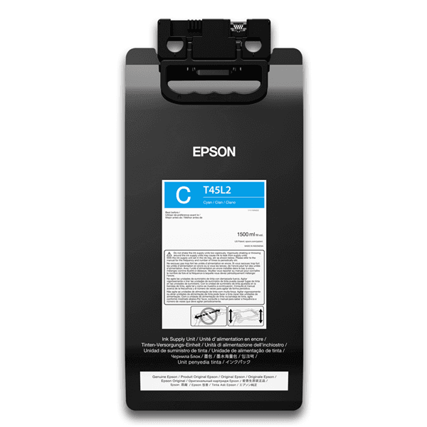 Tinta Cyan T45L220 Epson - 1500ml - Compatible con S-Series